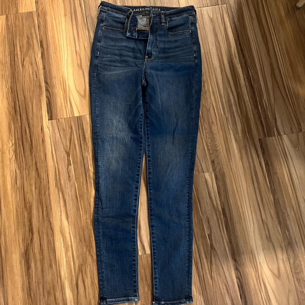 American Eagle Skinny Jeans Size 8 TALL Stretch